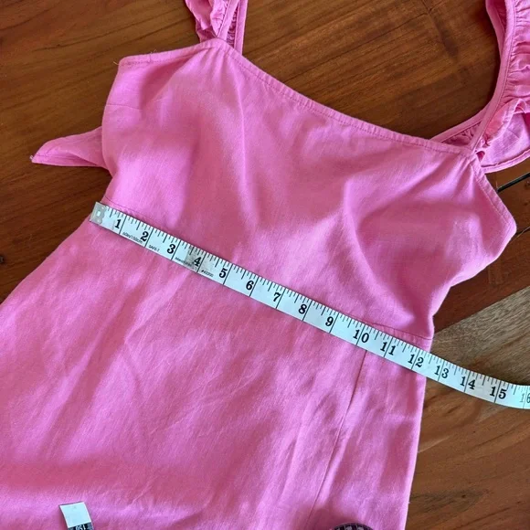 🦊 Cotton Candy Vibrant Pink Dress - Picture 9 of 10